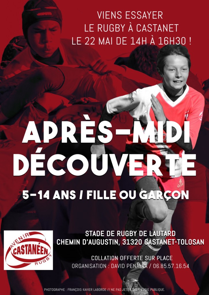 affiche decouverte du rugby